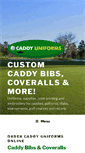 Mobile Screenshot of caddyuniforms.com